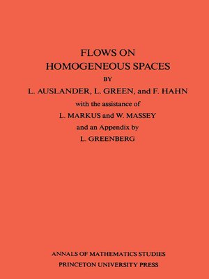 cover image of Flows on Homogeneous Spaces